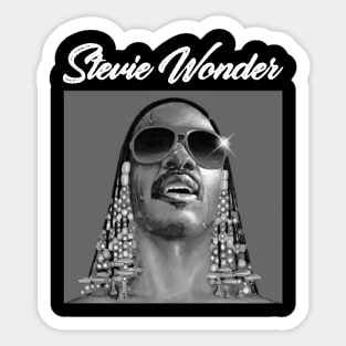 Stevie Wonder Sticker